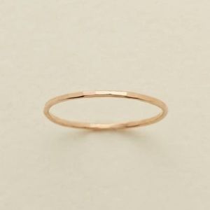 Made by Mary Hammered Ring